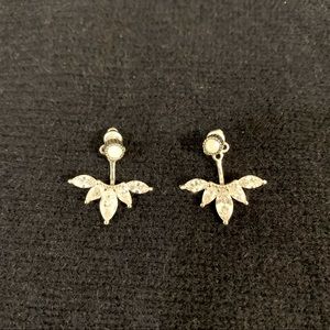 Earring studs (front and back)